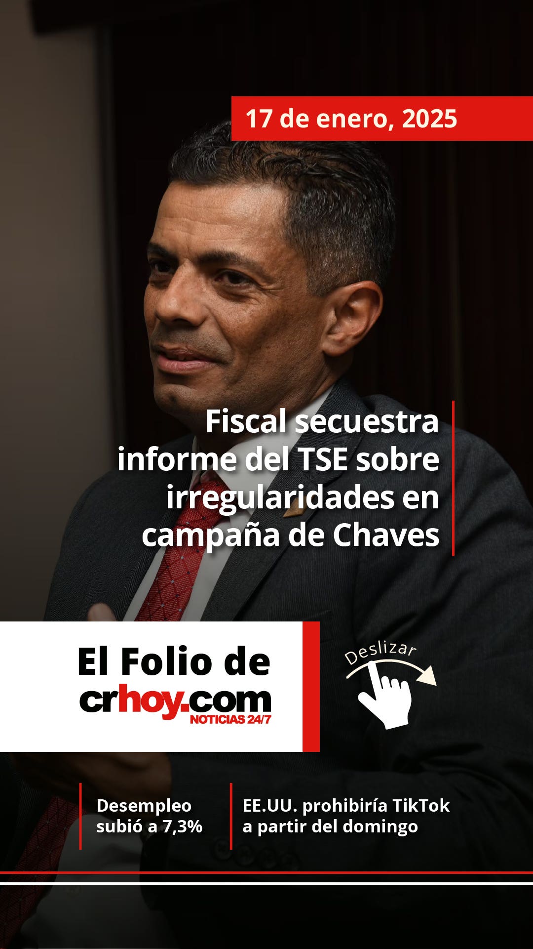 El Folio De CRHoy 17 De Enero 2025 El folio de crhoy 17 de enero 2025